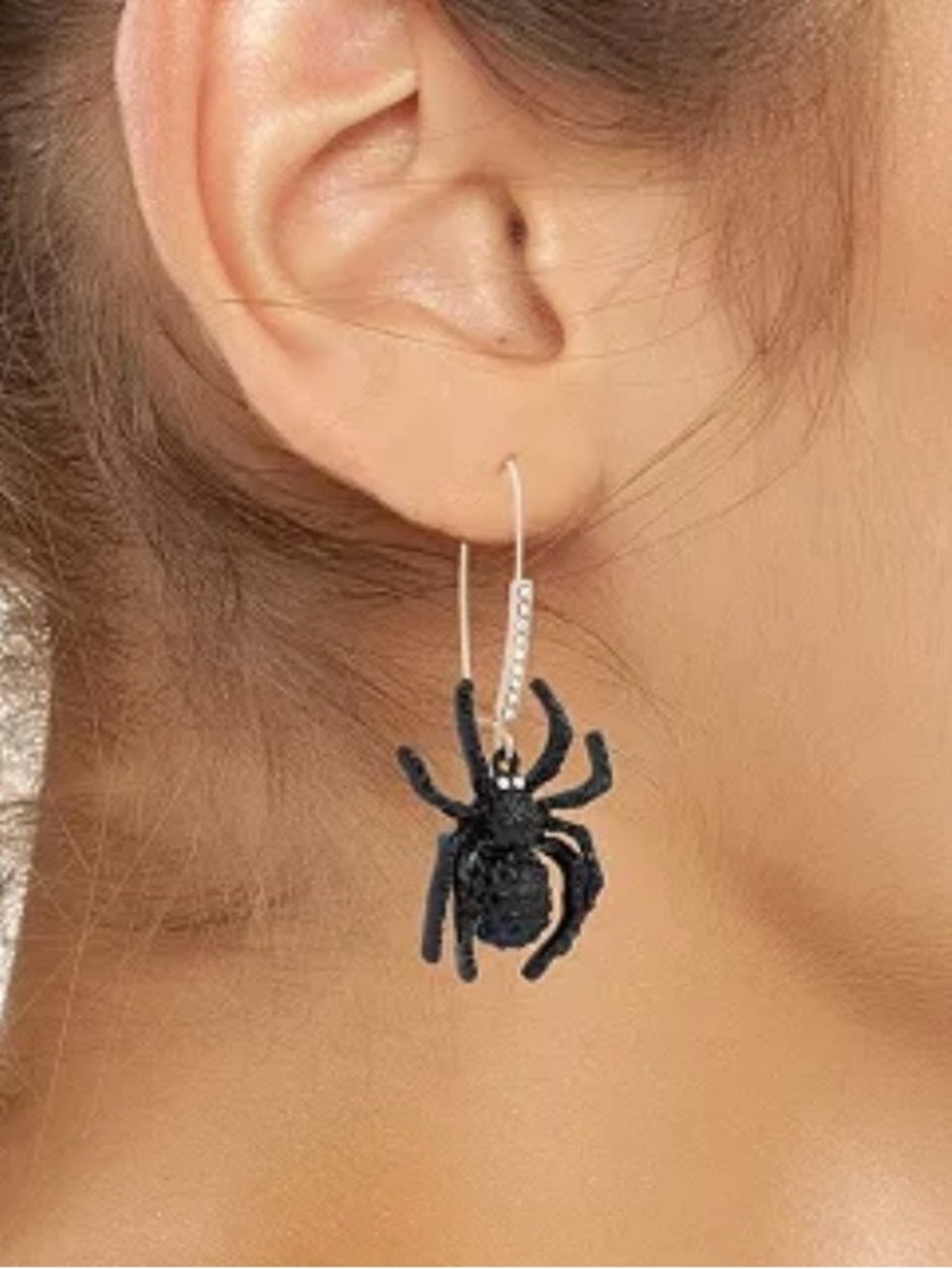 Betsy Johnson spider earrings Halloween 2026 - Picture 3 of 5